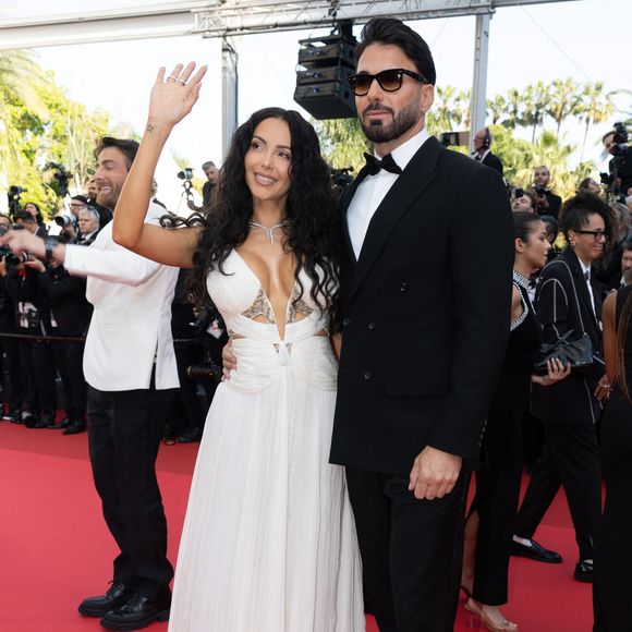 Nabilla Benattia et son mari Thomas Vergara - Montée des marches du film « The history of sound  » lors du 78ème Festival International du Film de Cannes, au Palais des Festivals à Cannes. Le 21 mai 2025 © Olivier Borde/ Bestimage