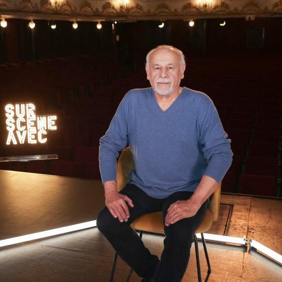 Exclusif - Francis Perrin lors du tournage de "Sur Scène Avec" à Paris le 7 novembre 2024. © Jack Tribeca / Bestimage