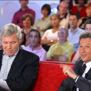 Bruno Masure a ensuite été chroniqueur pour Michel Drucker.

© Jean-Jacques Datchary/ABACA. 38036-13. Paris-France, 11/09/2002. Bruno Masure et
Michel Drucker lors de l'enregistrement de l'émission Vivement Dimanche de Michel Drucker.