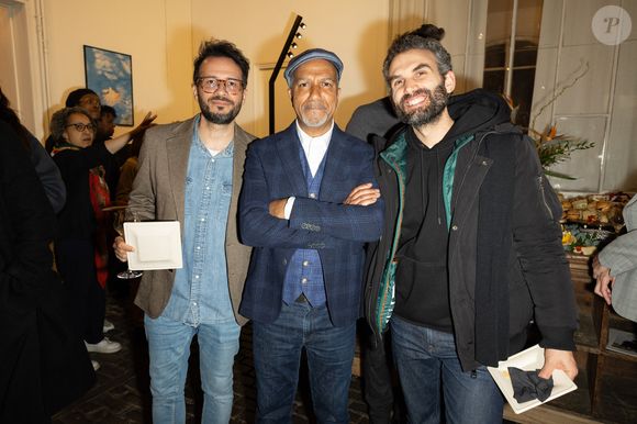 Exclusif - Laurent Barat, Pascal Légitimus, Christophe Carotenuto - Pascal Legitimus célèbre ses cinquante ans de carrière et présente une exposition photographique de son travail sur les coquillages au Studio Design Center à Paris le 24 mars 2025.

© Jeremy Melloul / Bestimage