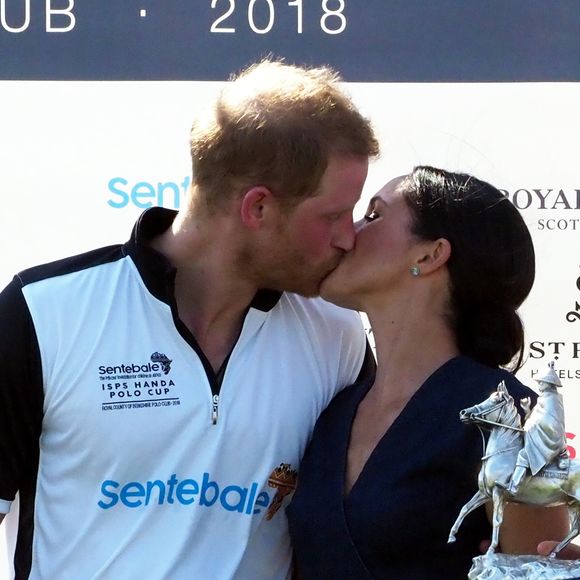 Le prince Harry et Meghan Markle à la Coupe ISP Hanz de Sentebale à Windsor au Royaume-Uni, le 26 juillet 2018.

Photo : Agence / Bestimage
