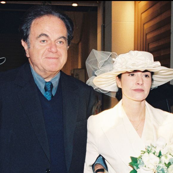 Archive - Guy Béart au mariage de sa fille Eve à Garche en 1996 © Bestimage