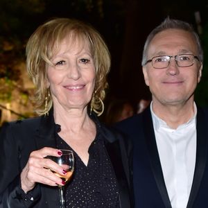 Exclusif - Catherine Barma et Laurent Ruquier à l'enregistrement de l'émission "On n'est pas couché" à la Villa Domergue lors du 69ème Festival International du Film de Cannes le 18 mai 2016. © Giancarlo Gorassini / Veeren / Bestimage