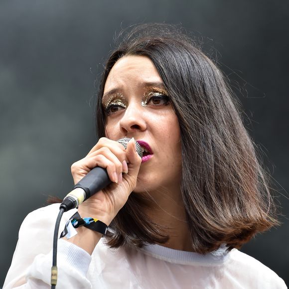 Concert du groupe Minuit avec les enfants de Catherine Ringer et Fred Chichin, Simone et Raoul (Simone Ringer, Joseph Delmas, Raoul Chichin, Tanguy Truhe, Clément Aubert) lors du festival "We Love Green" dans une clairière du bois de Vincennes le 4 Juin 2016. © Lionel Urman / Bestimage