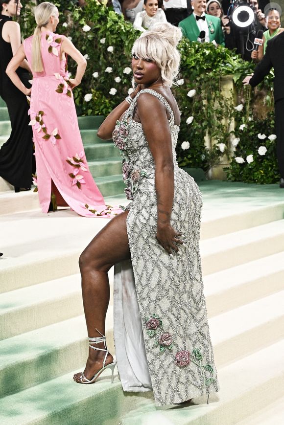 La musicienne franco-malienne Aya Nakamura assiste au 2024 Costume Institute Benefit for "Sleeping Beauties : Reawakening Fashion" au Metropolitan Museum of Art le 06 mai 2024 à New York City, USA. Aya Nakamura a porté une robe du créateur Balmain. Photo byDNphotography/ABACAPRESS.COM
