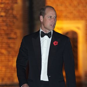 Le prince William, prince de Galles - Arrivées et photocall de la soirée de la 10ème édition des Tusk Conservation Awards au Château de Hampton Court le 1er novembre 2022. Photo by PA Photo/ Bestimage