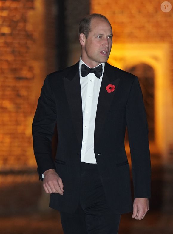 Le prince William, prince de Galles - Arrivées et photocall de la soirée de la 10ème édition des Tusk Conservation Awards au Château de Hampton Court le 1er novembre 2022. Photo by PA Photo/ Bestimage
