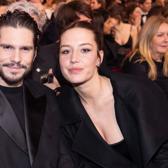 Après leur rapprochement sur le tournage de "L'amour ouf" en 2023, 

Adèle Exarchopoulos et son compagnon François Civil - Cérémonie de la 50ème édition de la cérémonie des César à l'Olympia à Paris, France, le 28 février 2025 © Dominique Jacovides - Olivier Borde / Bestimage