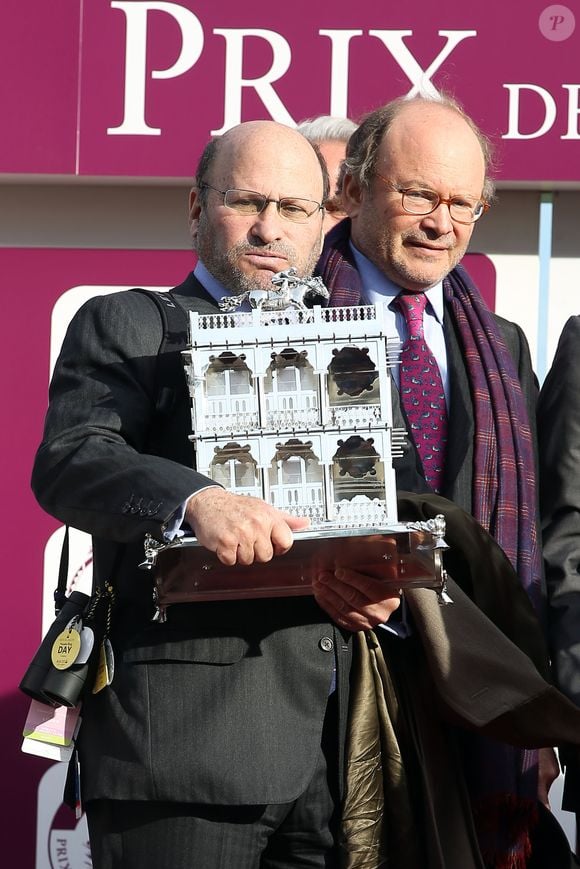 Alain et Gerard Wertheimer - 91eme edition du Prix de l'Arc de Triomphe 2012 a Longchamp le 7 Octobre 2012. PIX4U / BESTIMAGE
