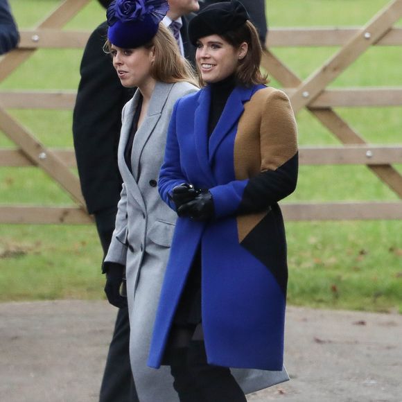 La famille royale d'Angleterre arrive à l'église St Mary Magdalene pour la messe de Noël à Sandringham le 25 décembre 2017. Photo by Agence / Bestimage
