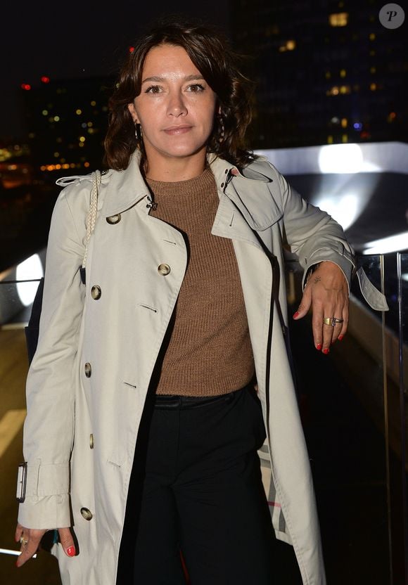 Exclusif - Emma de Caunes - Cupra France inaugure son circuit automobile éphémère "The roof of driving experience" sur les toits de Paris le 25 septembre 2019. © Christophe Clovis - Veeren Ramsamy / Bestimage