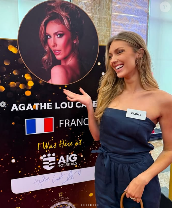 Agathe Cauet en Inde pour Miss Monde