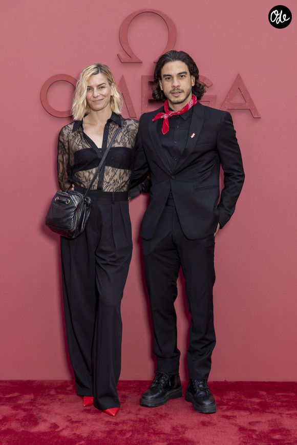 Fauve Hautot, Romain Guillermic - Photocall de la soirée d'ouverture de la " Maison Omega " à l'hôtel de Poulpry, Maison des Polytechniciens pour les JO 2024 (Jeux Olympiques 2024) à Paris, France, le 27 juillet 2024. © Olivier Borde - Jack Tribeca /Bestimage