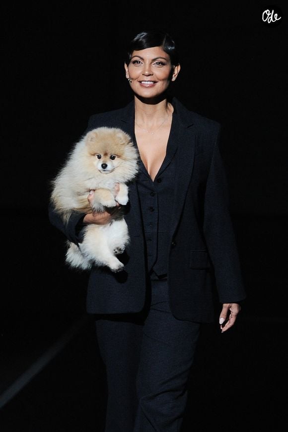 Exclusif - Nawell Madani et son chien Tupac - Enregistrement de l'émission "La chanson secrète 13", présentée par N.Aliagas et diffusée le 29 décembre sur TF1
© Guillaume Gaffiot-Cyril Moreau / Bestimage