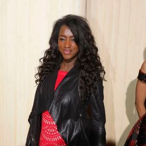 Hapsatou Sy en backstage du défilé de mode prêt-à-porter "Christophe Guillarmé" automne-hiver 2020/2021 lors de la semaine de la mode à Paris, France, le 26 février 2020. © Veeren-Clovis/Bestimage