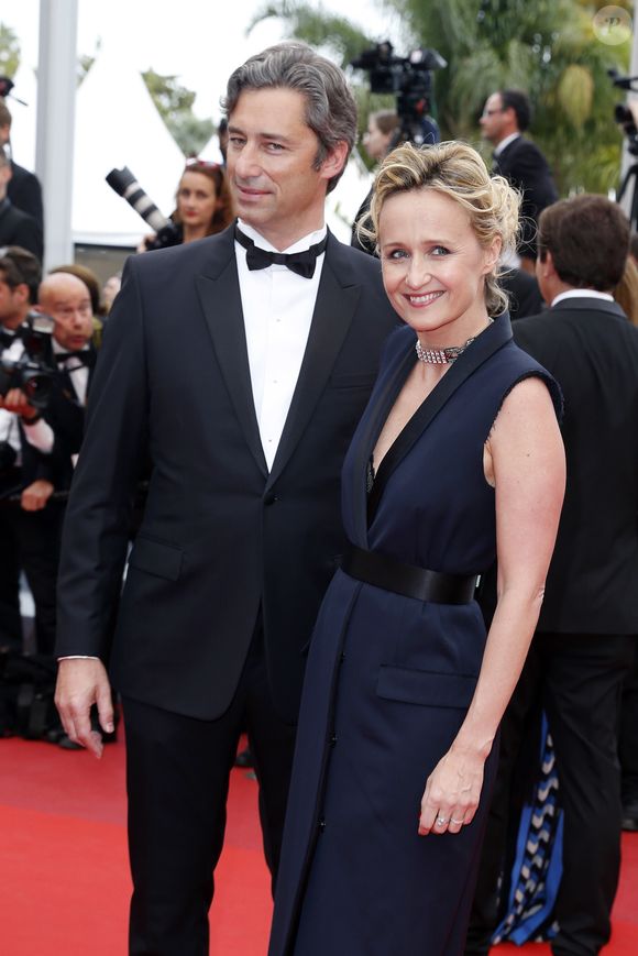 Caroline Roux et son mari Laurent Solly - Montée des marches du film "Ma Loute" lors du 69ème Festival International du Film de Cannes. Le 13 mai 2016. © Borde-Jacovides-Moreau/Bestimage