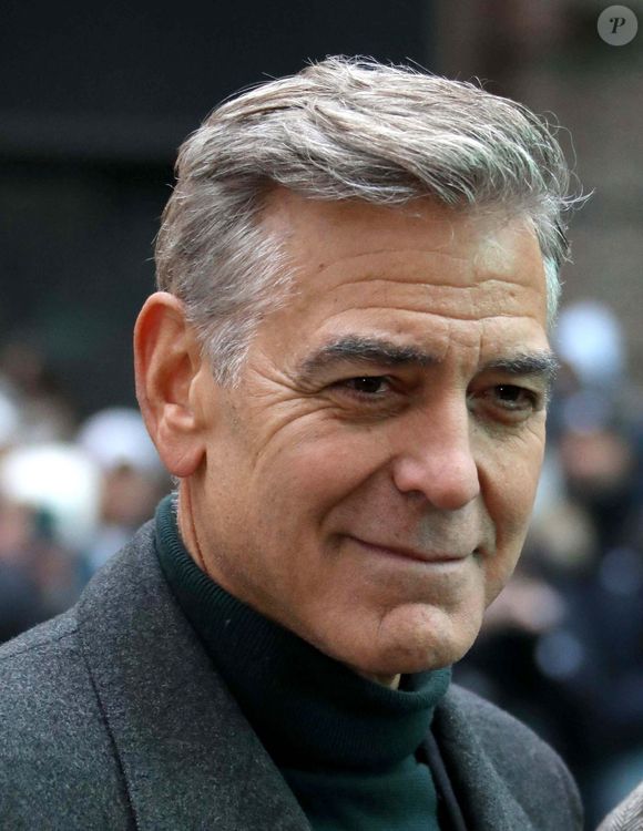 Le 6 février 2025, New York, New York, USA : L'acteur GEORGE CLOONEY lors de l'annonce de la distribution de la nouvelle pièce de Broadway Good Night and Good Luck au Winter Garden Theater. (Credit Image : © Nancy Kaszerman/ZUMA Press Wire)
