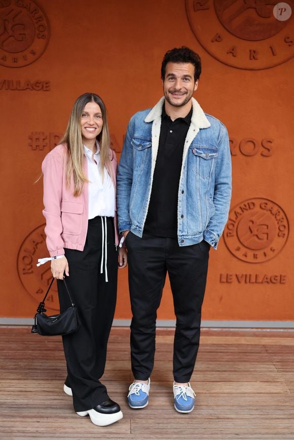 Amir Haddad et sa femme Lital - Célébrités au village des Internationaux de France de tennis de Roland Garros 2024 à Paris le 2 juin 2024. © Jacovides / Moreau / Bestimage