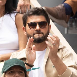 Christophe Beaugrand dans les tribunes lors des Internationaux de France de Tennis de Roland Garros 2025. Paris,

© Jacovides / Moreau / Bestimage