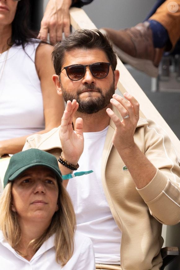 Christophe Beaugrand dans les tribunes lors des Internationaux de France de Tennis de Roland Garros 2025. Paris,

© Jacovides / Moreau / Bestimage