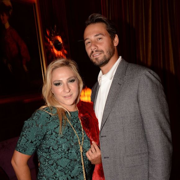 Marilou Berry et son compagnon Alexis dit Le Diamantaire (artiste street art) - Soirée d'inauguration de l'Hôtel Fouquet's Barrière à Paris le 14 septembre 2017. © Rachid Bellak/Bestimage