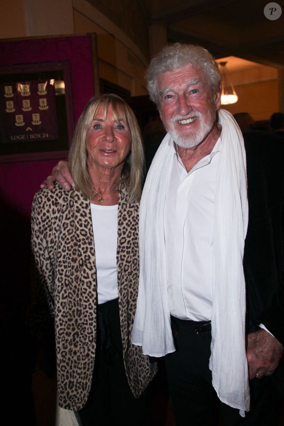 Patrick Préjean et sa femme Viviane -  31ème Gala de l’Espoir donné au profit de la recherche contre le cancer au théâtre des Champs-Elysée à Paris le 14 octobre 2025. © Philippe Baldini/Bestimage