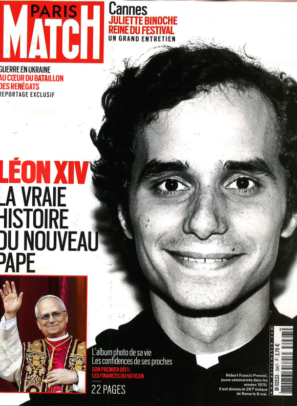 Une de Paris Match du 13 mai 2025.