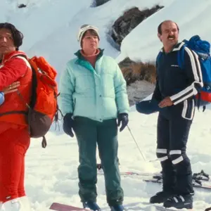 Le film a été tourné à Val d'Isère (Savoie). 

Les Bronzés font du ski. © Trinacra Films