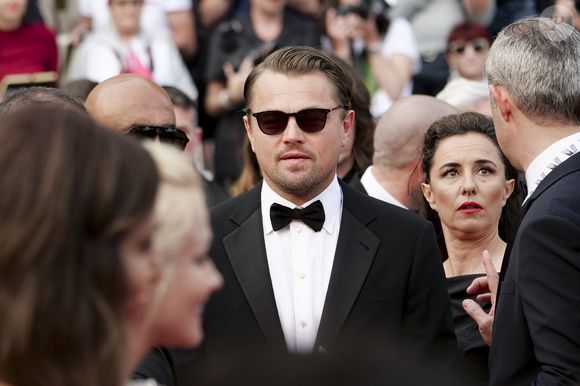 Leonardo DiCaprio et Leila Conners à la première du film "Roubaix, une lumière (Oh Mercy!)" lors du 72ème Festival International du Film de Cannes, France, le 22 mai 2019.