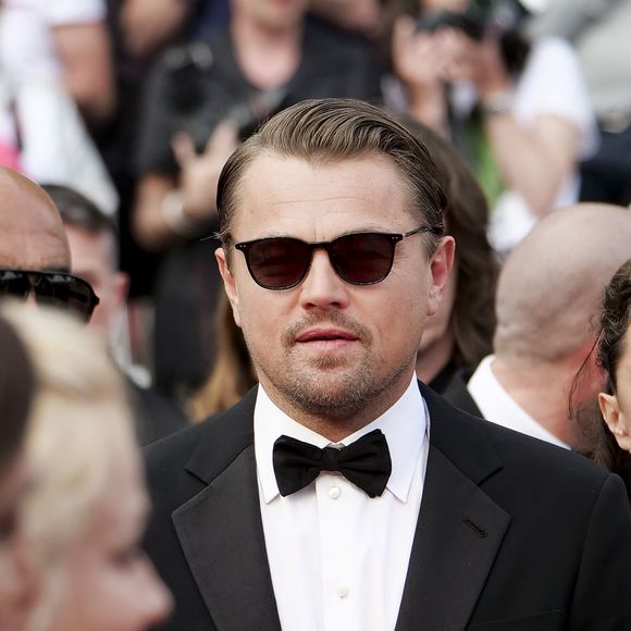 Leonardo DiCaprio et Leila Conners à la première du film "Roubaix, une lumière (Oh Mercy!)" lors du 72ème Festival International du Film de Cannes, France, le 22 mai 2019.