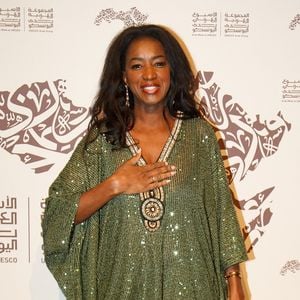 Hapsatou Sy - Personnalités à la soirée de la semaine arabe à l'Unesco le 5 novembre 2024.

© Philippe Baldini / Bestimage