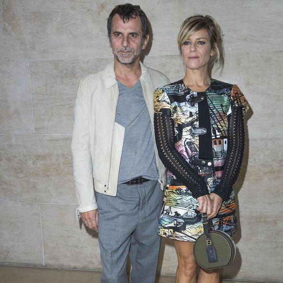 Eric Lartigau et Marina Foïs au photocall du défilé de mode printemps-été 2018 « Louis Vuitton » à Paris. Le 3 octobre 2017.
© Olivier Borde / Bestimage