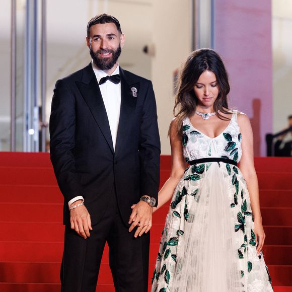 Karim Benzema et sa compagne Lyna Khoudri à la descente des marches du film « 13 jours 13 nuits » lors du 78ème Festival International du Film de Cannes. Le 23 mai 2025
© © Jacovides-Moreau / Bestimage / Bestimage