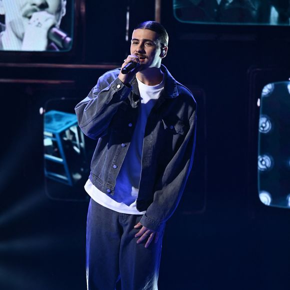 Exclusif - Pierre Garnier lors de l'enregistrement de l'émission "Vivement dimanche" au studio Rive Gauche, à Paris, France, le 11 décembre 2024, présentée par M. Drucker et Diffusée sur France 3 le 30 mars 2025. © Guillaume Gaffiot/Bestimage