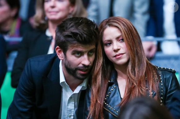 Shakira et son ex-mari Gerard Piqué lors de la Coupe Davis à Madrid, le 24 novembre 2019.

©Bestimage