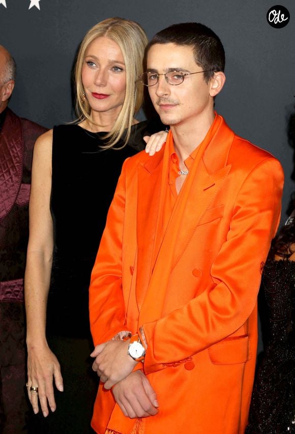 Gwyneth Paltrow et Timothée Chalamet lors de l'avant-première de "Marty Supreme" à New York le 16 décembre 2025.

Image: © Nancy Kaszerman/ZUMA Press Wire