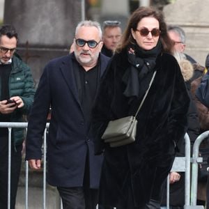 Antoine Duléry, Péri Cochin - Obsèques d'Isabelle Mergault à la Coupole du Père-Lachaise à Paris le 30 mars 2026. © Cyril Moreau - Dominique Jacovides / Bestimage