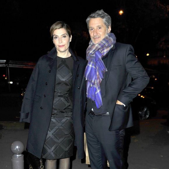 Antoine de Caunes et sa femme Daphné Roulier - Arrivées des people à la soirée des 30 ans de Canal + au Palais de Tokyo à Paris le 4 novembre 2014.
