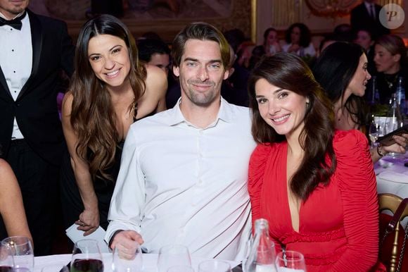 Exclusif - Denitsa Ikonomova, Camille Lacourt et sa compagne Alice Detollenaere - Soirée de la première édition du "You Care Charity Gala" en faveur de la cause animale et de l'environnement au Cercle Interalliée à Paris. Le 3 décembre 2024. © Cyril Moreau/Bestimage