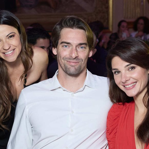 Exclusif - Denitsa Ikonomova, Camille Lacourt et sa compagne Alice Detollenaere - Soirée de la première édition du "You Care Charity Gala" en faveur de la cause animale et de l'environnement au Cercle Interalliée à Paris. Le 3 décembre 2024. © Cyril Moreau/Bestimage
