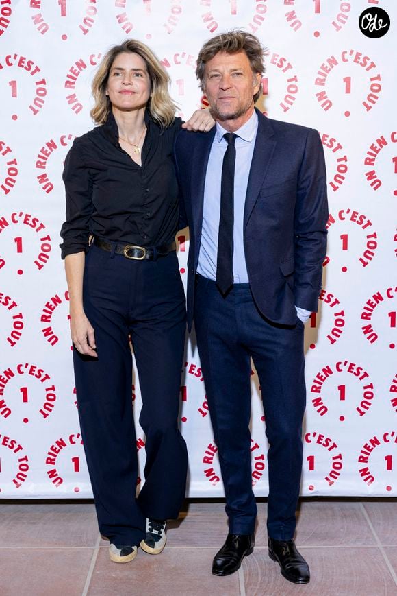 Alice Taglioni, Laurent Delahousse au photocall des invités au dîner de gala de l'association "Un rien c'est tout" au musée de l'armée aux Invalides à Paris le 7 mars 2024.
© Cyril Moreau / Bestimage