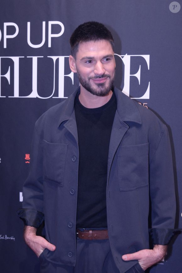 Jordan Mouillerac - Photocall du pop up store influence à Paris le 12 octobre 2025. © Florent Lavieille - Rachid Bellak / Bestimage