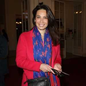Marie Fugain lors de la 50ème de la pièce "Lyly" avec M. Bernier et F. Perrin au théâtre de Paris le 27 mars 2025.

© Coadic Guirec/Bestimage