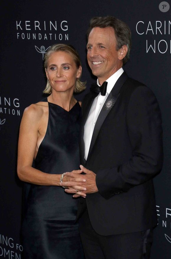 Alexi Ashe et Seth Meyers au dîner Caring for Women de la Fondation Kering le 11 septembre 2025, New York © PPS/Bestimage