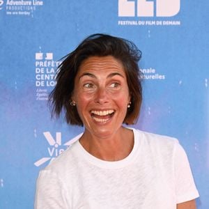 Alessandra Sublet au photocall de la première édition du Festival du Film de Demain au Ciné Lumière à Vierzon, le 4 juin 2022.

Photo : Coadic Guirec / Bestimage