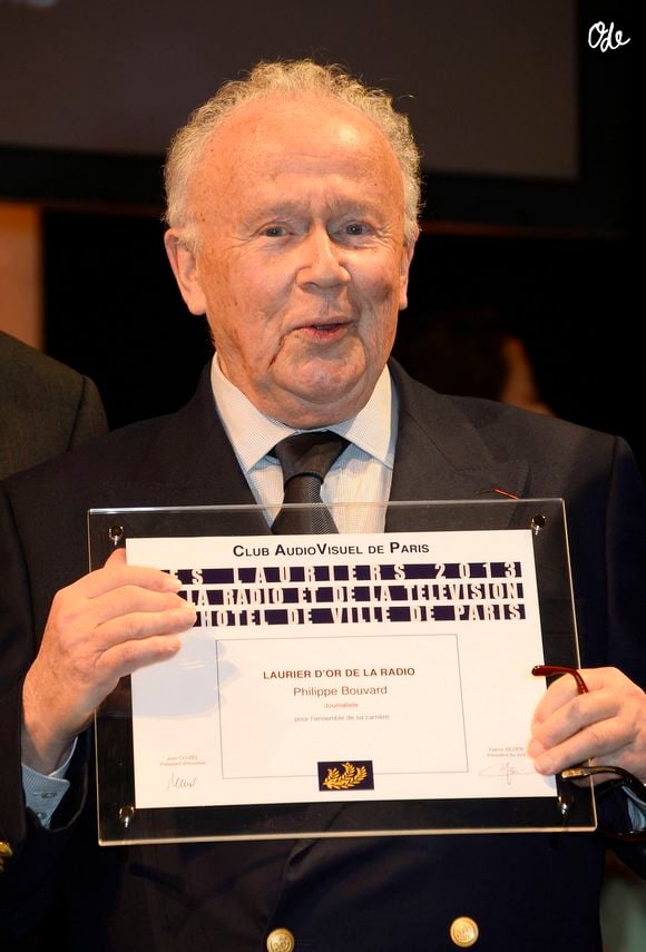 Philippe Bouvard lors de la soirée des 19e Lauriers de la Radio et de la Télévision à l'Hôtel de Ville de Paris, le 17 février 2014.

COADIC GUIREC / BESTIMAGE