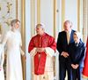 Mariés depuis 2011, les parents des jumeaux Jacques et Gabriella multiplient les apparitions officielles autour des causes qui leur tiennent à cœur

Le pape Léon XIV avec le prince Albert II de Monaco, la princesse Charlène,le prince Jacques et la princesse Gabriella - Entretien au palais pricnier et photo officielle - Visite historique du pape Léon XIV à Monaco le 28 mars 2026.
© Bruno Bebert - Dominique Jacovides / Bestimage