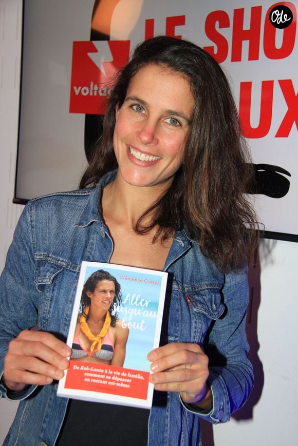 Exclusif - Clémence Castel (Koh-Lanta 2005 et 2018) lors de l'émission "Le Show de Luxe" sur la Radio Voltage à Paris , France, le 8 avril 2019. © Philippe Baldini/Bestimage