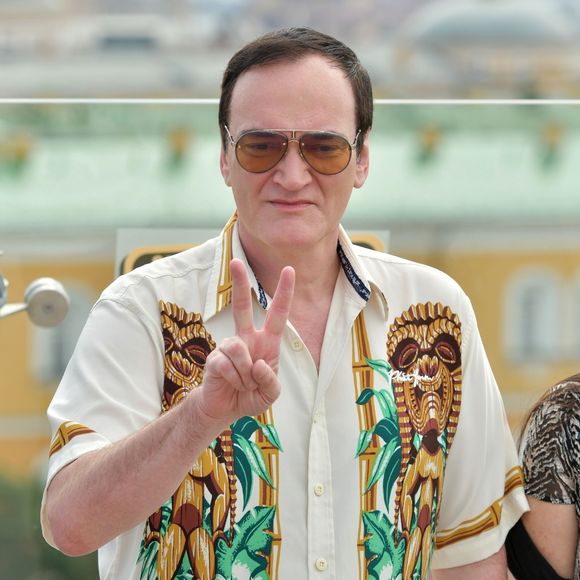 Quentin Tarantino lors de la première du film 'Once Upon A Time in Hollywood' à Moscou en Russie, le 6 août 2019.

©Backgrid UK/ Bestimage