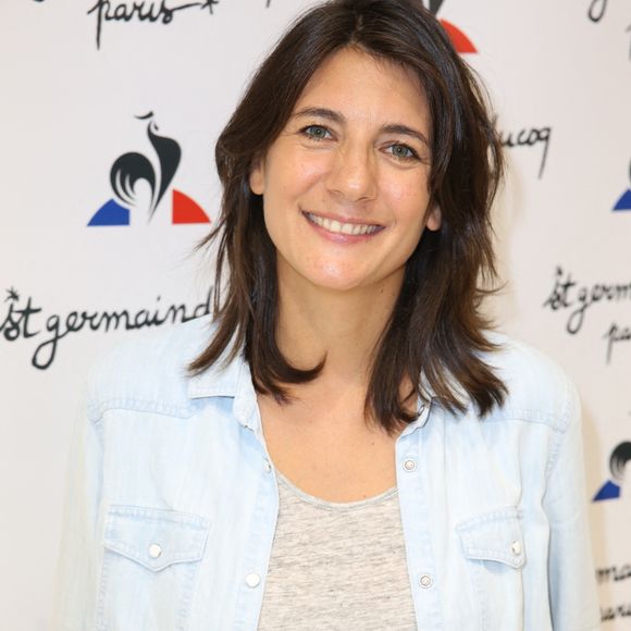 Estelle Denis assiste à la soirée d'inauguration de la boutique 'Le Coq Sportif', Boulevard St-Germain a Paris, France le 21 Septembre 2016. Photo by Jerome Domine/ABACAPRESS.COM